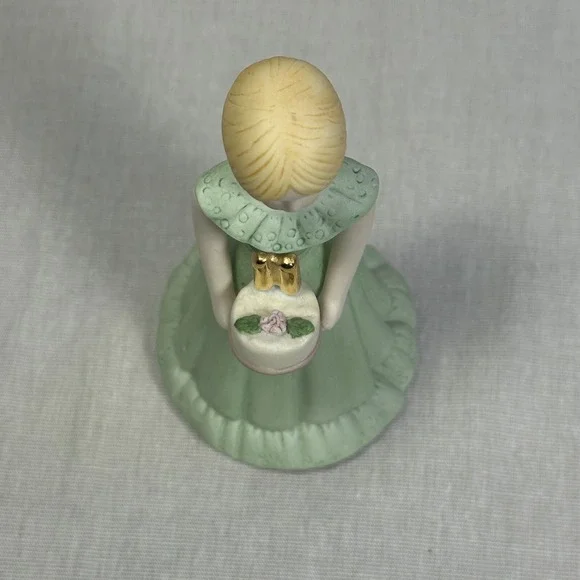 Growing up Birthday Girls Blonde Hair Age 11 With Cake Enesco Ceramic - Picture 3 of 4